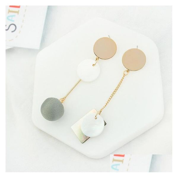 dangle chandelier europe fashion jewelry womens asymmetry earrings shell ball dangle stud drop delivery dhyte, Silver
dangle chandelier europe fashion jewelry womens asymmetry earrings shell ball dangle stud drop delivery dhyte, Silver