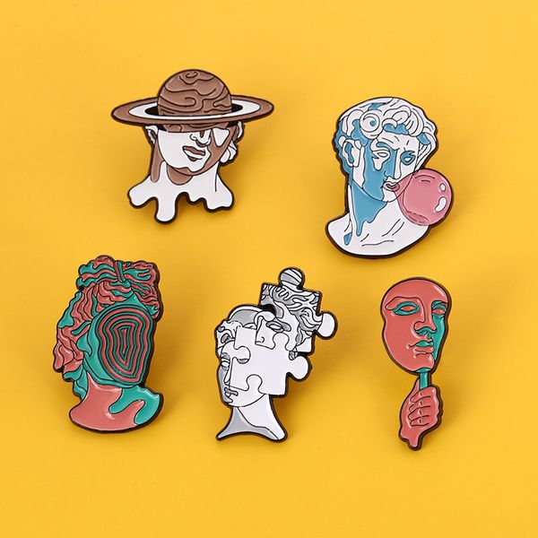sculpture enamel pins custom fun art brooches bag clothes lapel pin label badge cartoon jewelry gift for friends 5 colors factory wholesale, Blue
sculpture enamel pins custom fun art brooches bag clothes lapel pin label badge cartoon jewelry gift for friends 5 colors factory wholesale, Blue