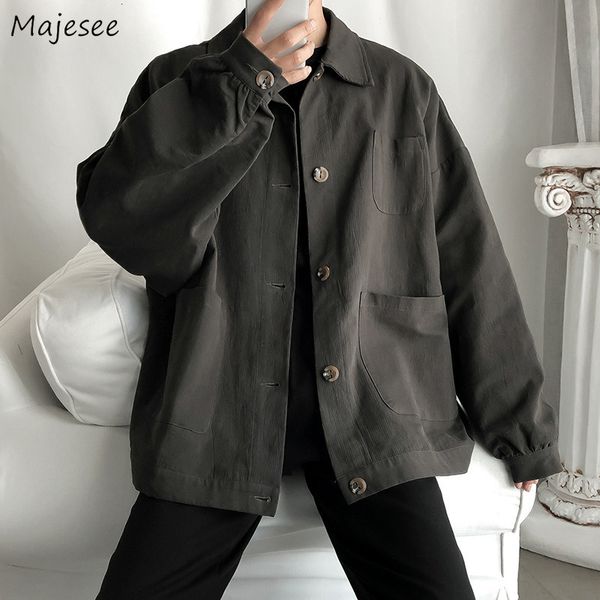 men's jackets men vintage chic solid fashion all match loose pockets design handsome harajuku japanese style outerwear streetwear ins 2, Black;brown
men's jackets men vintage chic solid fashion all match loose pockets design handsome harajuku japanese style outerwear streetwear ins 2, Black;brown