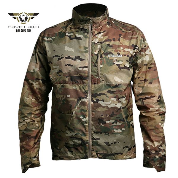 men's jackets tactical camouflag skin lightweight hooded military jacket male summer breathable thin hoody portable windbreaker 221130, Black;brown
men's jackets tactical camouflag skin lightweight hooded military jacket male summer breathable thin hoody portable windbreaker 221130, Black;brown
