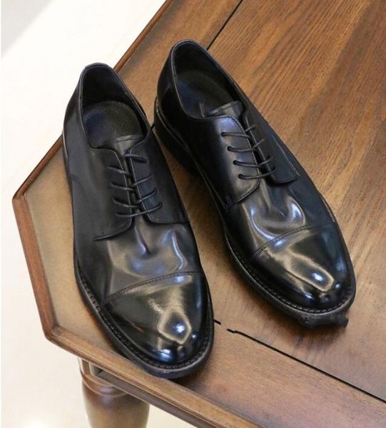 handmade goodyear mens oxfords genuine leather formal business shoes gentlemen derby brogue loafers, Black
handmade goodyear mens oxfords genuine leather formal business shoes gentlemen derby brogue loafers, Black