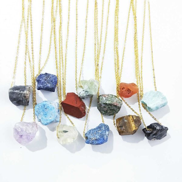 pendants ornaments irregular natural large raw stone crystal pendant necklace miscellaneous stone gold necklace, Silver
pendants ornaments irregular natural large raw stone crystal pendant necklace miscellaneous stone gold necklace, Silver