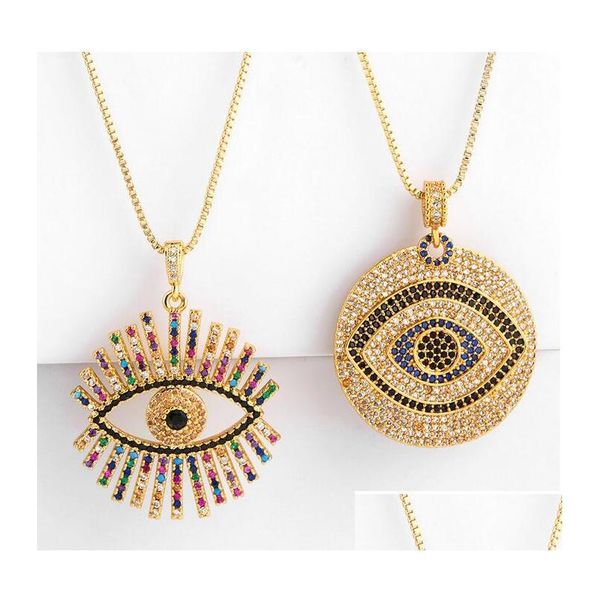 pendant necklaces evil eye necklace iced out pendant luxury colorf cz collar necklaces fashion women girl 18k gold plated cubic zirc dhrzi, Silver
pendant necklaces evil eye necklace iced out pendant luxury colorf cz collar necklaces fashion women girl 18k gold plated cubic zirc dhrzi, Silver