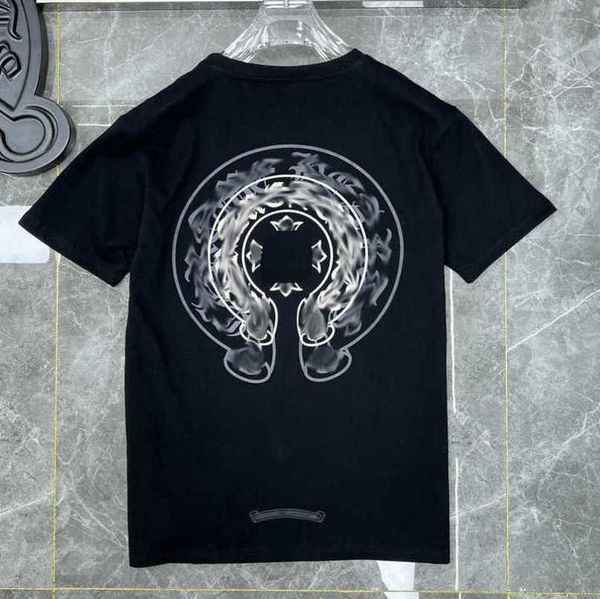 women's luxury classic t shirt brand ch he tees designers men women sanskrit letter short sleeve horseshoe couple t-shirts polos tshir, White
women's luxury classic t shirt brand ch he tees designers men women sanskrit letter short sleeve horseshoe couple t-shirts polos tshir, White