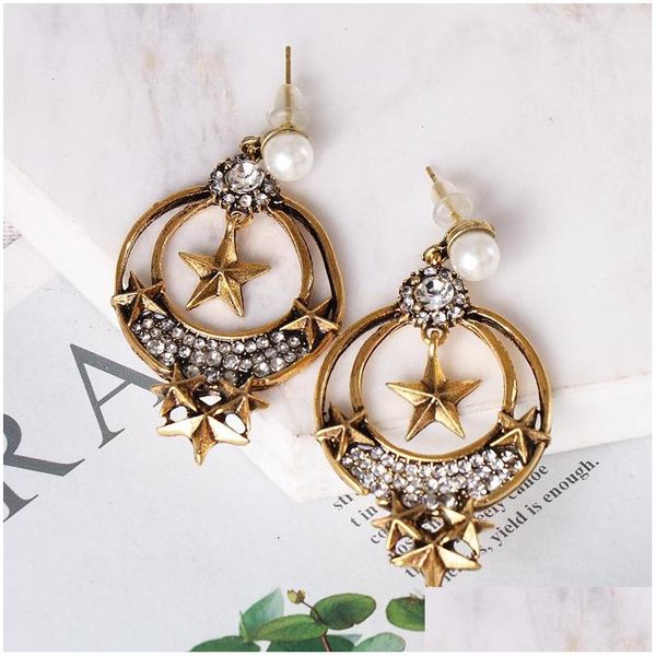 dangle chandelier fashion jewelry retro baroque geometric earrings pentagram dangle stud drop delivery dhwxd, Silver
dangle chandelier fashion jewelry retro baroque geometric earrings pentagram dangle stud drop delivery dhwxd, Silver