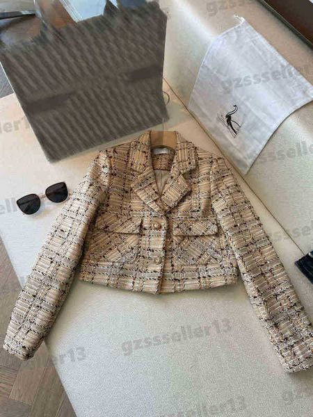designer womens jacket c home 2022ss fashion tweed jacket fashion brand long sleeve short designer jacket luxury womens clothing, Black;brown
designer womens jacket c home 2022ss fashion tweed jacket fashion brand long sleeve short designer jacket luxury womens clothing, Black;brown
