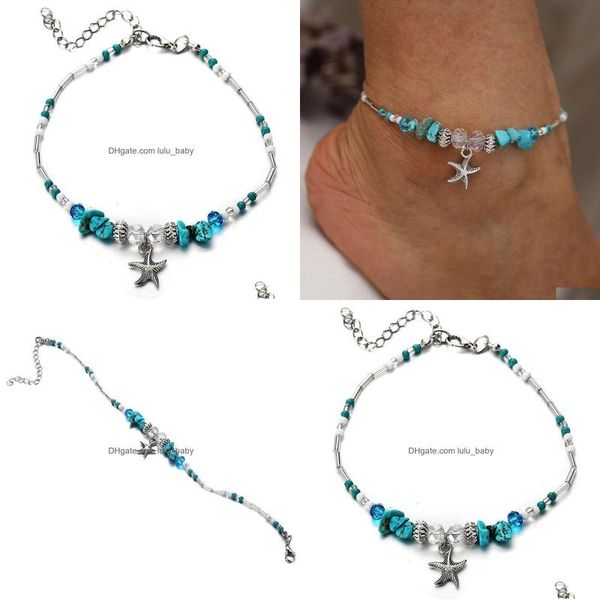 anklets fashion jewelry vintage starfish pendant beads charms anklet beaded bracelet beach anklets drop delivery dhlbp, Red;blue
anklets fashion jewelry vintage starfish pendant beads charms anklet beaded bracelet beach anklets drop delivery dhlbp, Red;blue