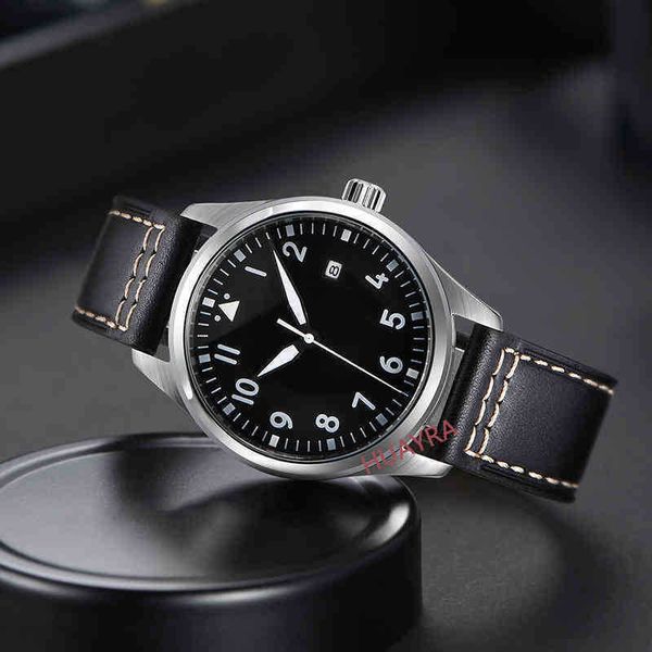 iwc watch pilot black elementary domestic school calendar 40mm leather men's ordinary mechanical wristwatch fashion cz79, Slivery;black
iwc watch pilot black elementary domestic school calendar 40mm leather men's ordinary mechanical wristwatch fashion cz79, Slivery;black