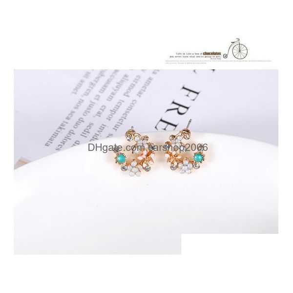 stud ladys accessories women earrings fashion jewelry colorf rhinstone flower stud drop delivery dhtrq, Golden;silver
stud ladys accessories women earrings fashion jewelry colorf rhinstone flower stud drop delivery dhtrq, Golden;silver