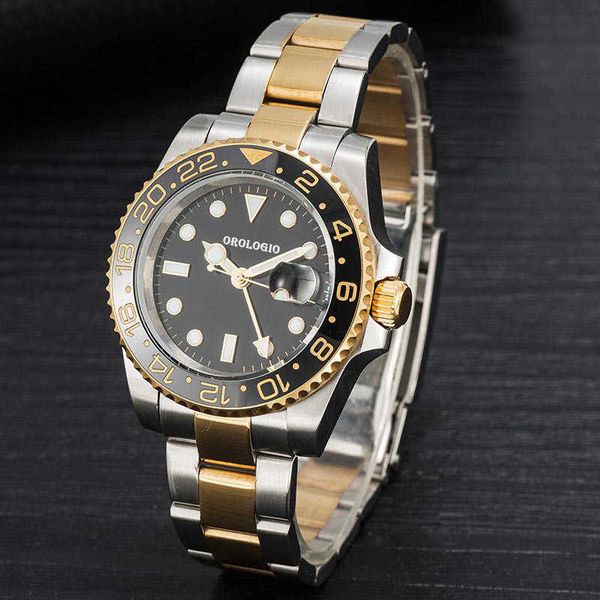 u1 mens automatic mechanical watches montre de luxe full stainless steel ceramic sapphire glass 5 atm waterproof super luminous watch men, Slivery;brown
u1 mens automatic mechanical watches montre de luxe full stainless steel ceramic sapphire glass 5 atm waterproof super luminous watch men, Slivery;brown