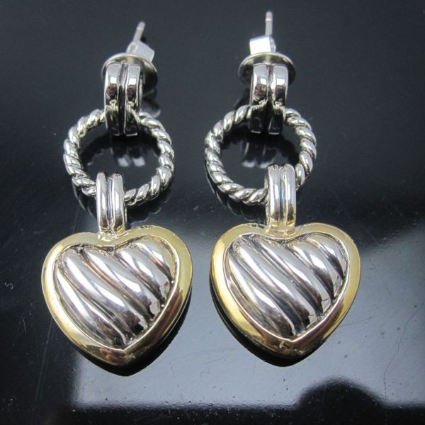 gold plated stud earrings for women fine jewelry 925 sterling silver cable heart drop earring thanksgiving valentine's day gifts birthd, Golden;silver
gold plated stud earrings for women fine jewelry 925 sterling silver cable heart drop earring thanksgiving valentine's day gifts birthd, Golden;silver