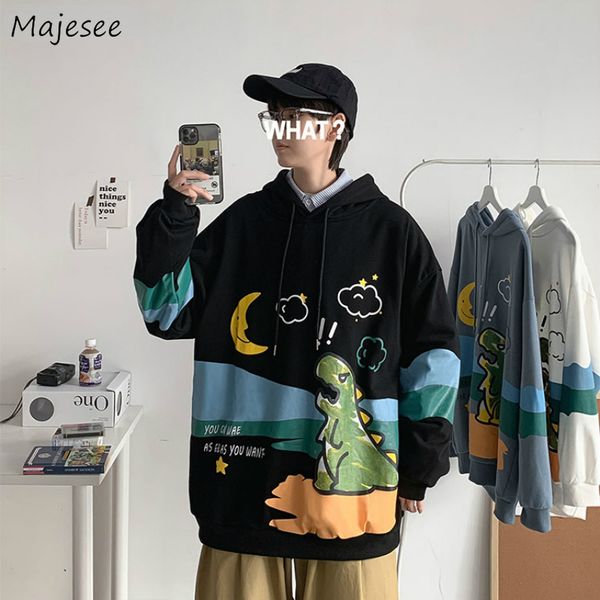 men's hoodies sweatshirts men cartoon printed couples winter young thicker dinosaur pattern chic baggy hip pop streetwear trendy 221129, Black
men's hoodies sweatshirts men cartoon printed couples winter young thicker dinosaur pattern chic baggy hip pop streetwear trendy 221129, Black
