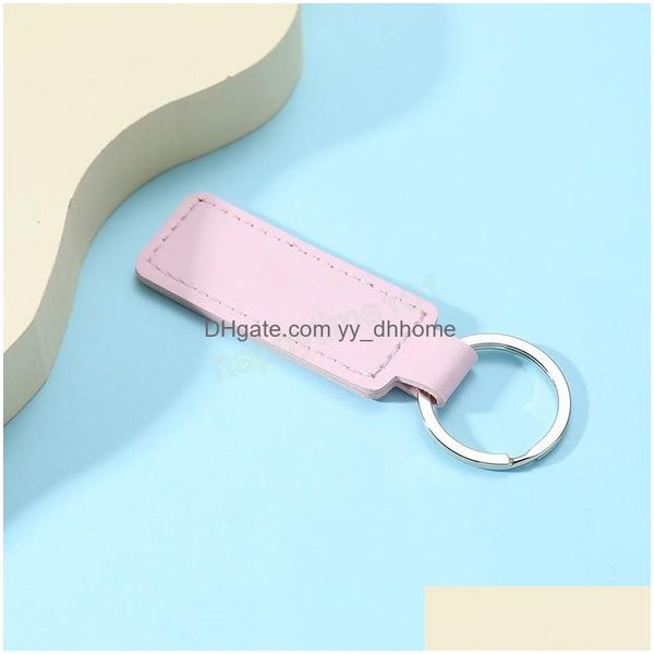 key rings creative pu leather keychain metal keyring car keychains pendant personalise gift key chain 8 colors drop delivery jewelry dh3ii, Slivery;golden
key rings creative pu leather keychain metal keyring car keychains pendant personalise gift key chain 8 colors drop delivery jewelry dh3ii, Slivery;golden