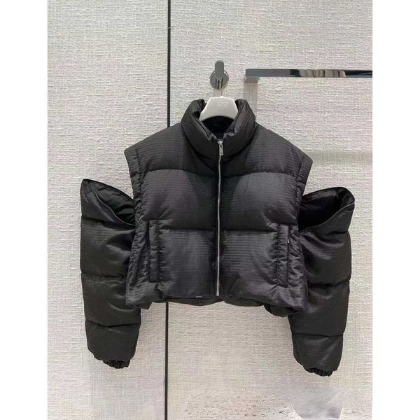 women's down parkas autumn and winter new regenerated nylon jacquard bread down coat short outfit with long legs removable, Black
women's down parkas autumn and winter new regenerated nylon jacquard bread down coat short outfit with long legs removable, Black