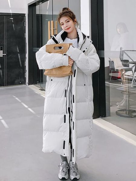women's down parkas winter jacket white long padding parka fashion korean loose coats woman elegant black causal hodded jackets 221129
women's down parkas winter jacket white long padding parka fashion korean loose coats woman elegant black causal hodded jackets 221129