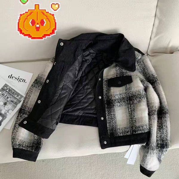 women s jackets korean version of the female plus size winter short jacket retro western style black and white checked cotton quilted 221130, Black;brown
women s jackets korean version of the female plus size winter short jacket retro western style black and white checked cotton quilted 221130, Black;brown