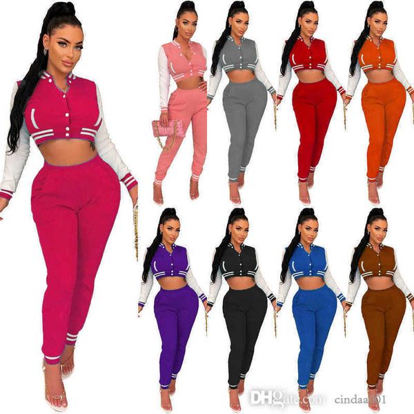 designer tracksuits fashion thread multicolor baseball suit letterman varsity jacket sweatsuit set ladies crop pantsthickening tracksuite jo, Gray
designer tracksuits fashion thread multicolor baseball suit letterman varsity jacket sweatsuit set ladies crop pantsthickening tracksuite jo, Gray