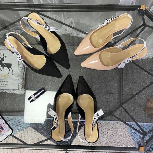 dress shoes 2022 summer new women's d letter high heel sandals women embroidered bow 6cm heels high 9.5cm size 35-42, Black
dress shoes 2022 summer new women's d letter high heel sandals women embroidered bow 6cm heels high 9.5cm size 35-42, Black