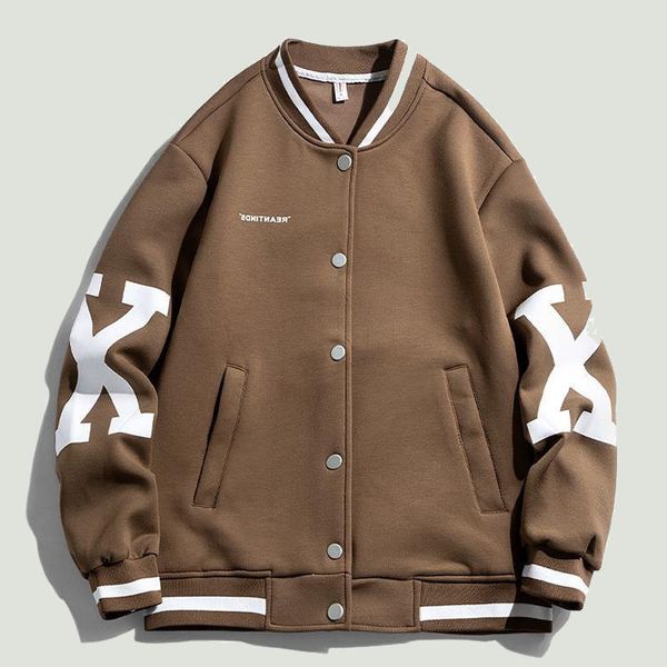 men's jackets oversized varsity baseball jacket harajuku letter printed patchwork casual loose all match bomber coats spring 221129, Black;brown
men's jackets oversized varsity baseball jacket harajuku letter printed patchwork casual loose all match bomber coats spring 221129, Black;brown