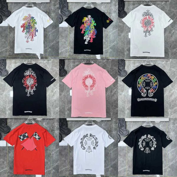 luxury men's classic t shirt brand tees men women sanskrit letter short sleeve horseshoe couple t-shirts designer polos tshirts cross, White;black
luxury men's classic t shirt brand tees men women sanskrit letter short sleeve horseshoe couple t-shirts designer polos tshirts cross, White;black