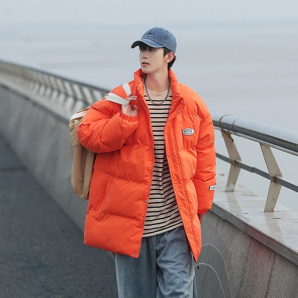 men's down parkas variety of classic styles warm winter coat pure color series bubble jacket streetwear fashion parkas warm thicken puf, Black
men's down parkas variety of classic styles warm winter coat pure color series bubble jacket streetwear fashion parkas warm thicken puf, Black