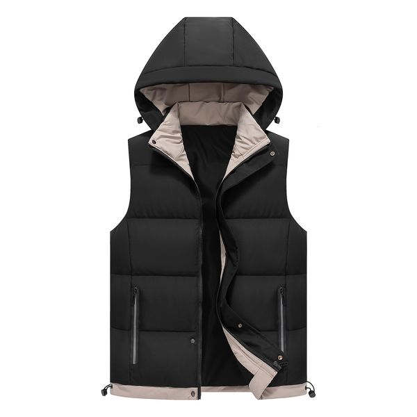 mens vests autumn winter vest fashion hooded warm sleeveless jacket coat windproof waistcoat streetwear solid outwear 221129, Black;white
mens vests autumn winter vest fashion hooded warm sleeveless jacket coat windproof waistcoat streetwear solid outwear 221129, Black;white
