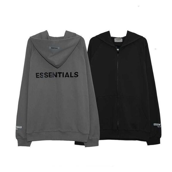 hoodies hweatshirts double thread essentials new back glued letter raglan sleeve cardigan loop zipper hoodie, Black
hoodies hweatshirts double thread essentials new back glued letter raglan sleeve cardigan loop zipper hoodie, Black