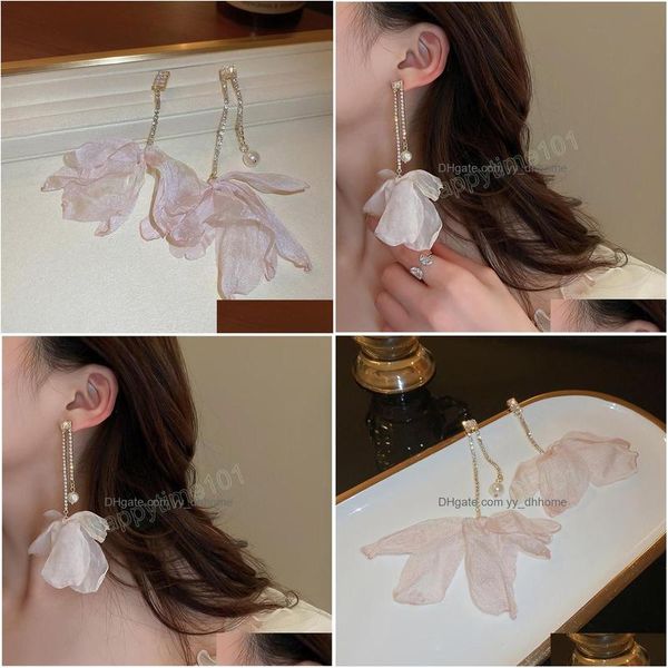 dangle chandelier elegant yarn pink flower long dangle earrings for women girls fashion rhineston tassel pendientes party jewelry dhpva, Silver
dangle chandelier elegant yarn pink flower long dangle earrings for women girls fashion rhineston tassel pendientes party jewelry dhpva, Silver