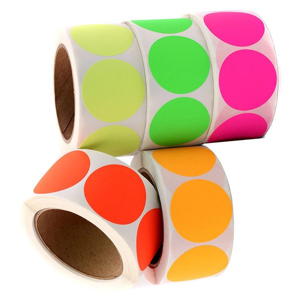 color round labels 1 inch circle dot stickers self adhesive round labels roll dot stickerssuitable for home classification, office, study 12
color round labels 1 inch circle dot stickers self adhesive round labels roll dot stickerssuitable for home classification, office, study 12