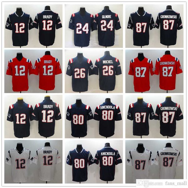 2022 new football jerseys 12 brady 24 stephon gilmore 26 sony michel 54 hightower 80 amendola 87 cronkowski stitched jersey, Black;red
2022 new football jerseys 12 brady 24 stephon gilmore 26 sony michel 54 hightower 80 amendola 87 cronkowski stitched jersey, Black;red