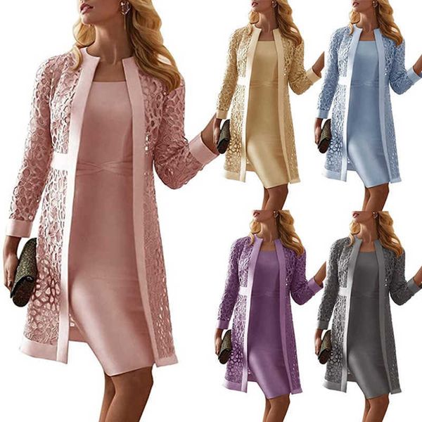 party dresses women mother of the bride dresses long sleeve knee length jacket formal party evening gown party dress vestido feminino t22093, White;black
party dresses women mother of the bride dresses long sleeve knee length jacket formal party evening gown party dress vestido feminino t22093, White;black