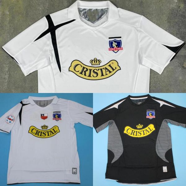 06 07 colo colo retro soccer jerseys csd home white away black vintage camiseta de futbol classic 2006 2007 man football shirts with patches
06 07 colo colo retro soccer jerseys csd home white away black vintage camiseta de futbol classic 2006 2007 man football shirts with patches
