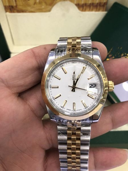 with original box mens luxury watches men wristwatches automatic fashion 41mm gold automatic mechanical log watch 116334 stainless steel wat, Slivery;brown
with original box mens luxury watches men wristwatches automatic fashion 41mm gold automatic mechanical log watch 116334 stainless steel wat, Slivery;brown