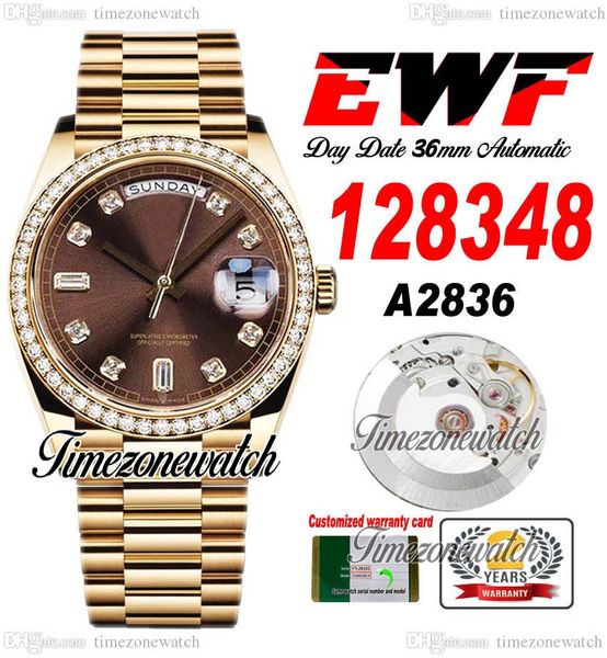 ewf 36 daydate 128348 a2836 automatic mens watch yellow gold diamonds bezel brown diamond dial oystersteel bracelet same serial card super e, Slivery;brown
ewf 36 daydate 128348 a2836 automatic mens watch yellow gold diamonds bezel brown diamond dial oystersteel bracelet same serial card super e, Slivery;brown