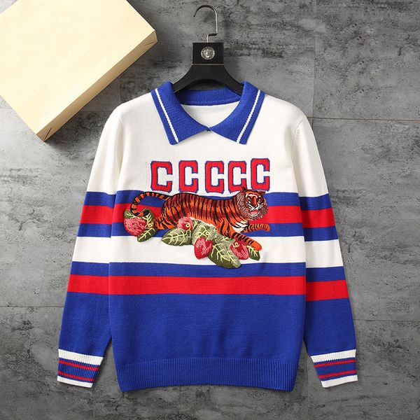 men lapel neck sweater winter autumn knitted long-sleeved color-blocking striped sweater trendy youth slim style, White;black
men lapel neck sweater winter autumn knitted long-sleeved color-blocking striped sweater trendy youth slim style, White;black