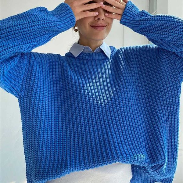 ms. sweater autumn winter 2021 new casual loose lazy women's pullover long sleeve round neck, White;black
ms. sweater autumn winter 2021 new casual loose lazy women's pullover long sleeve round neck, White;black