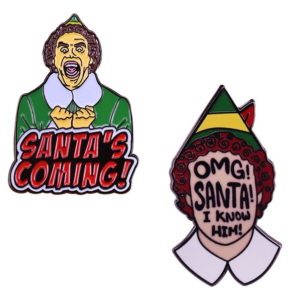other fashion accessories santa enamel pin christmas comedy festival jewelry, Silver
other fashion accessories santa enamel pin christmas comedy festival jewelry, Silver