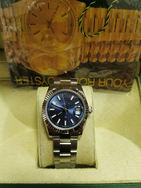 luxury mens fashion 41mm blue watches automatic mechanical log watch 2813 stainless steel brand men wristwatches water proof montre de luxe, Slivery;brown
luxury mens fashion 41mm blue watches automatic mechanical log watch 2813 stainless steel brand men wristwatches water proof montre de luxe, Slivery;brown