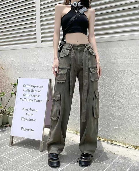 ms pants womens high waist straight overalls black thin summer sweet cool loose wide leg casual, Black;white
ms pants womens high waist straight overalls black thin summer sweet cool loose wide leg casual, Black;white