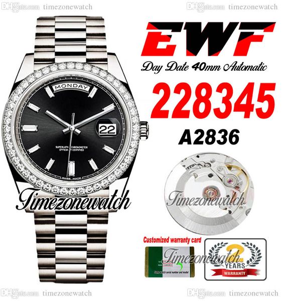 ewf daydate 228345 a2836 automatic mens watch diamonds bezel black dial diamond stick oystersteel bracelet same serial card super edition ti, Slivery;brown
ewf daydate 228345 a2836 automatic mens watch diamonds bezel black dial diamond stick oystersteel bracelet same serial card super edition ti, Slivery;brown