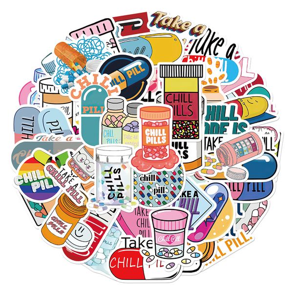 50pcs/lot mixed skateboard stickers cartoon chill pill for car lappad bicycle motorcycle helmet ps4 phone diy decals pvc guitar sticker
50pcs/lot mixed skateboard stickers cartoon chill pill for car lappad bicycle motorcycle helmet ps4 phone diy decals pvc guitar sticker