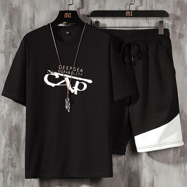 summer men casual sets letter printing o-neck male tracksuit short sleeve tshirt shorts two pieces mens sportswear suit, White;black
summer men casual sets letter printing o-neck male tracksuit short sleeve tshirt shorts two pieces mens sportswear suit, White;black