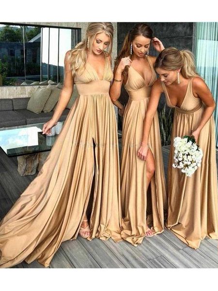 party dresses grosfairy bridesmaid dress temperament long sister group robe 2021 summer v neck slit party dinner gowns fiesta de noche t2209, White;black
party dresses grosfairy bridesmaid dress temperament long sister group robe 2021 summer v neck slit party dinner gowns fiesta de noche t2209, White;black