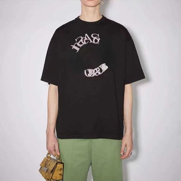selling embroidery t shirt tide brand acne designer round neck short-sleeved t-shirt classic smiley loose cotton summer men's, White;black
selling embroidery t shirt tide brand acne designer round neck short-sleeved t-shirt classic smiley loose cotton summer men's, White;black