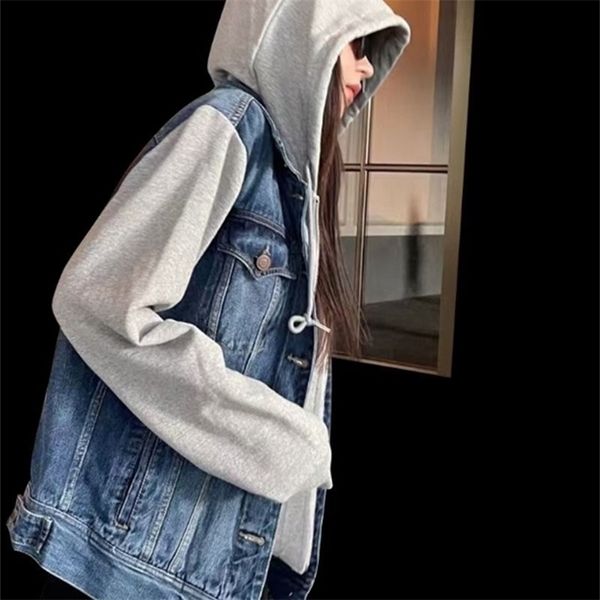 womens jackets 708074 patchwork denim coat luxury women men denim coat hooded design letter print drawstring sweater sweatshirt 220930, Black;brown
womens jackets 708074 patchwork denim coat luxury women men denim coat hooded design letter print drawstring sweater sweatshirt 220930, Black;brown