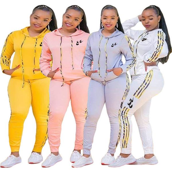 2022 brand designer women letter tracksuits winter fall 2 piece set casual hoodies pants hooded pullover sports suit long sleeve outfits dhl, Gray
2022 brand designer women letter tracksuits winter fall 2 piece set casual hoodies pants hooded pullover sports suit long sleeve outfits dhl, Gray