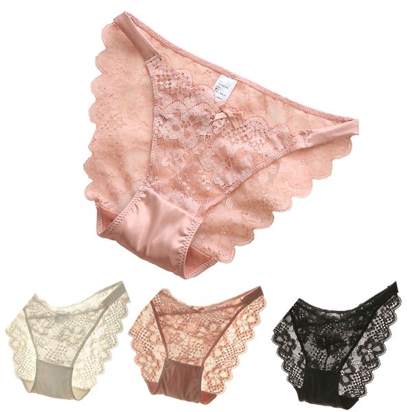 

Panties for Women Underwear Ladies Girl's Briefs Femal Lingeries 5pcs/Pack Accept Mix Color, White