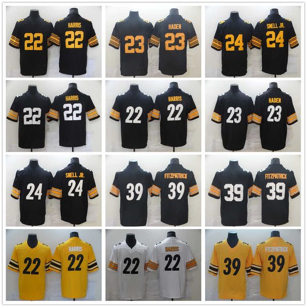 football pittsburgh''steelers''new jerseys 22 najee harris 23 joe haden 24 snell jr 32 harris 39 fitzpatrick, Black;red
football pittsburgh''steelers''new jerseys 22 najee harris 23 joe haden 24 snell jr 32 harris 39 fitzpatrick, Black;red