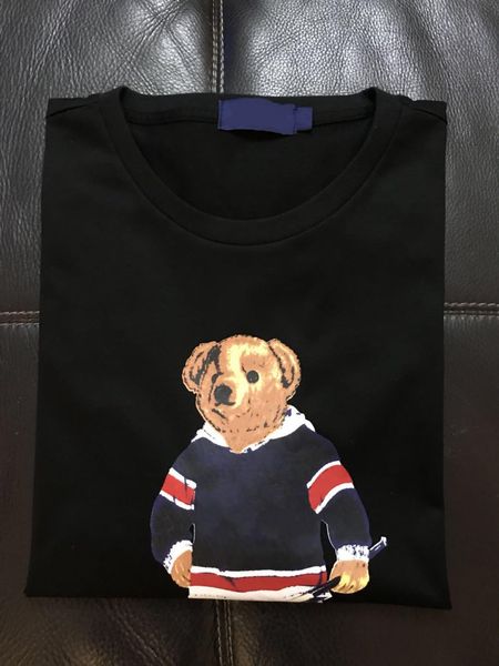 american bear print 100% cotton shirt fashion bear t-shirt short sleeve casual size m-3xl, White;black
american bear print 100% cotton shirt fashion bear t-shirt short sleeve casual size m-3xl, White;black