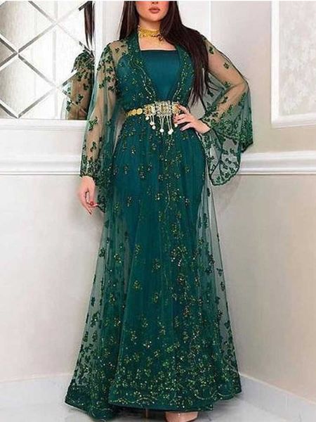 party dresses autumn new fashion elegant green formal evening dresses 2021 women sequins dress shawl banquet vestido cocktail robe party gow, White;black
party dresses autumn new fashion elegant green formal evening dresses 2021 women sequins dress shawl banquet vestido cocktail robe party gow, White;black